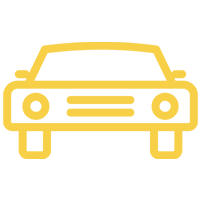 icon with a yellow car